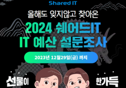 [스벅 300명] 2024년 IT 예산 설문조사! | SharedIT - IT 지식 공유 네트워크