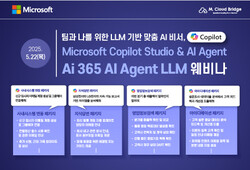 [무료웨비나] 5/22 Ai 365 AI Agent LLM 패키지 웨비나 _ Copilot을 사내 시스템과 연동하여 맞춤 AI ...